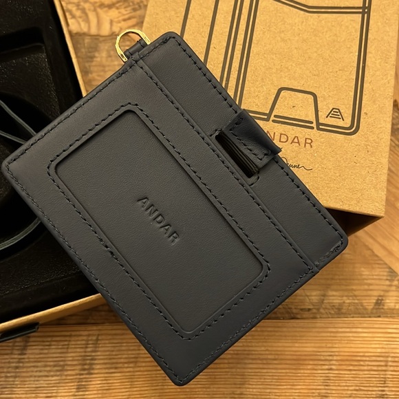 Brand new in package classic navy Andar Denner Wallet. - Picture 3 of 5